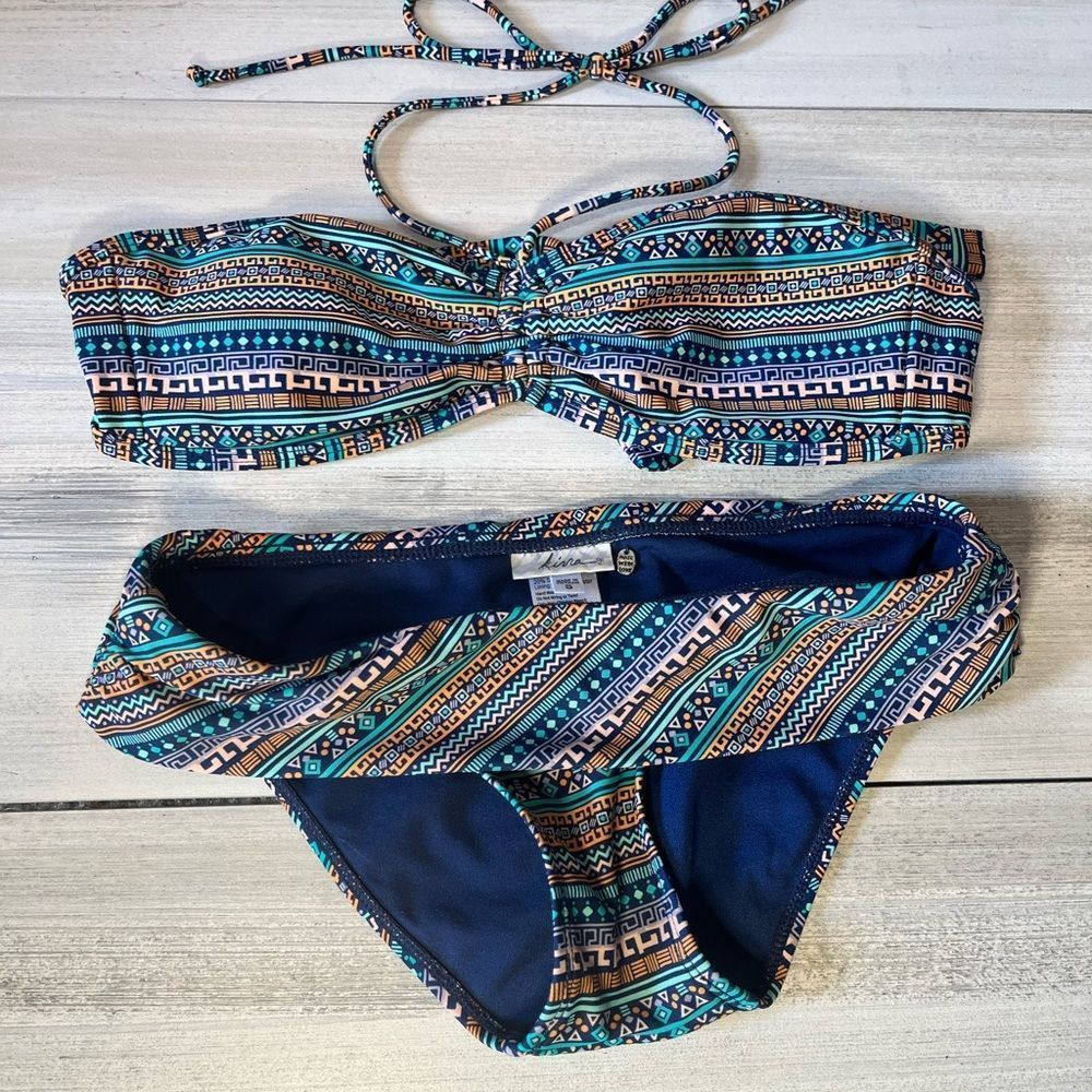 Kirra 2 piece bikini swim suit 8” Rise